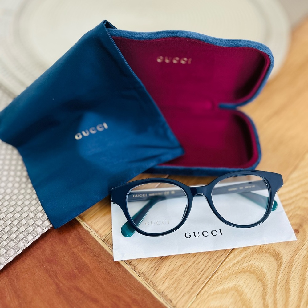 BRAND NEW Authentic GUCCI eyeglasses blue